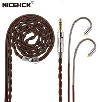 NiceHCK JIALAI สาย JLH2ชุบเงิน OCC + OCC หูฟังแบบผสมลวดสายไฟแบบอัพเกรดเอง Mmcx/ QDC/0.78Mm สายหูฟัง2Pin สำหรับ KZ ZSN Pro ZEX NRA ZEX ZAS DQ6 DB3 P1 TINHIFI T2 T2 Pro TRN BA8 BA5 M10