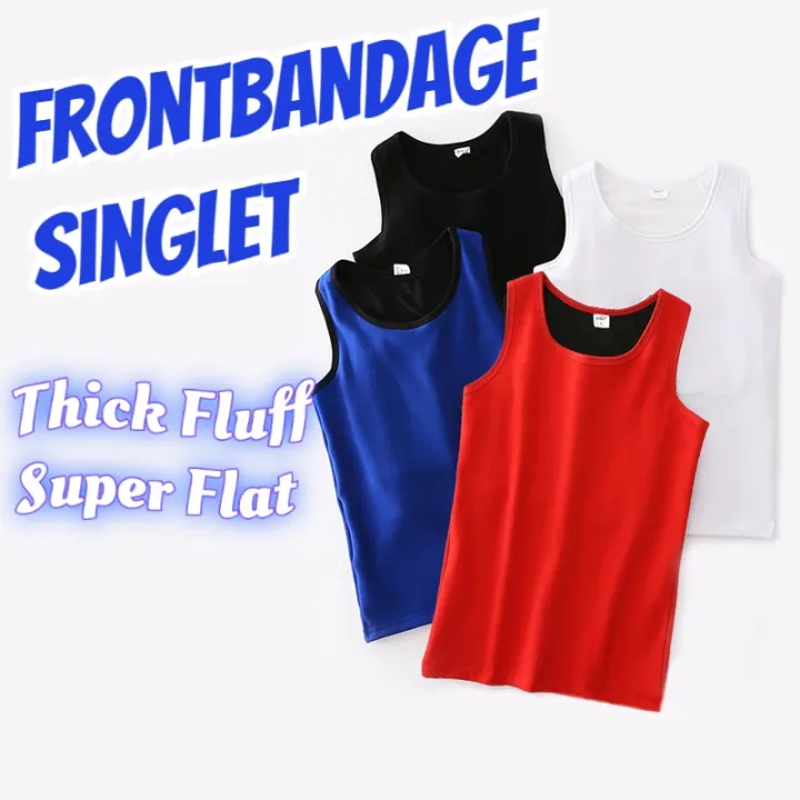 Front Bandage Chest Binder Singlet Thick Fluff Long Chest Breast Binder