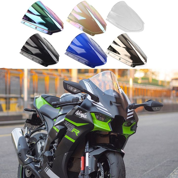 กระจกบังลมหน้ารถมอเตอร์ไซค์ใหม่สำหรับ-kawasaki-ninja-zx10r-2021-2022-2023