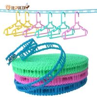 Windproof Non-Slip Clothesline / Clothes Drying Rop / Portable Travel Clothesline / Adjustable Indoor Outdoor Laundry Clothesline / Hanger for Camping Travel Home Use