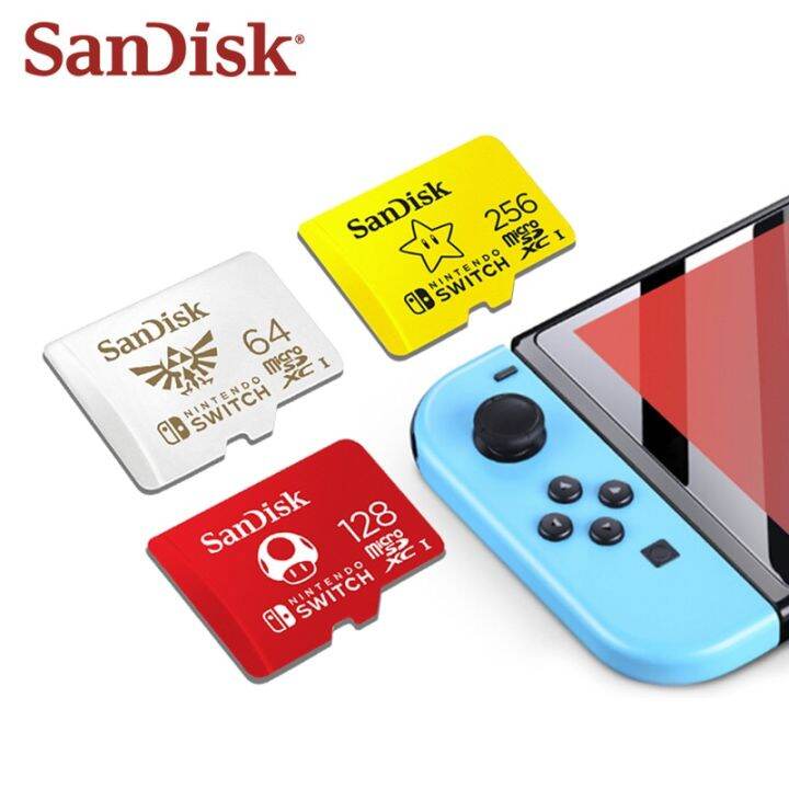 SanDisk 128GB micro sd card Nintendo Switch Authorized 64GB 256GB