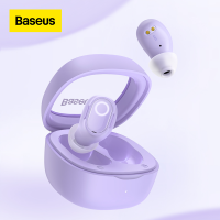 Baseus WM02 TWS หูฟังบลูทูธสเตอริโอไร้สาย5.3หูฟังบลูทูธการควบคุมแบบสัมผัสเสียงยกเลิกการเล่นเกมชุดหูฟัง