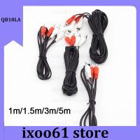 ixoo61 store 2Rca Male To 2 Rca Male Cable Stereo Dual Audio Cable Av Cable For Dvd Tv Cd Sound Amplifier