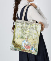 LeSportsac 2022 Reshibao Peter Rabbit กระเป๋าโท้ทใหม่แฟชั่นกระเป๋าสะพายไหล่แบบสบายๆกระเป๋าถือพิมพ์ลายการ์ตูนหญิง2339