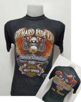 เสื้อยืดฮาเลย์ Harley-Davidson ผ้าบาง50 ผ้ามุ้ง ผ้าบางใส่สบาย สไตล์วินเทจ ป้ายVintage 3D EMBLEM [ S M L XL ]