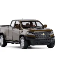 【100%-New】 Mamas &amp; Babies ของเล่นอัลลอยปิ๊กอัพโลหะ Chevrolet 1:32ปิ๊กอัพเสียงหล่อและดึงรถของเล่นตุ๊กตาคริสต์มาสกวางเรนเดียร์สำหรับ