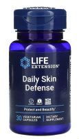 Life Extension Daily Skin Defense / 30 Vegetarian Capsules