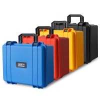 （QIQI tool） 280X240X130Mm กล่องเครื่องมือเครื่องมือความปลอดภัย Plastictoolbox Equipment Tool Case Outdoor Suitcase With Foam Inside