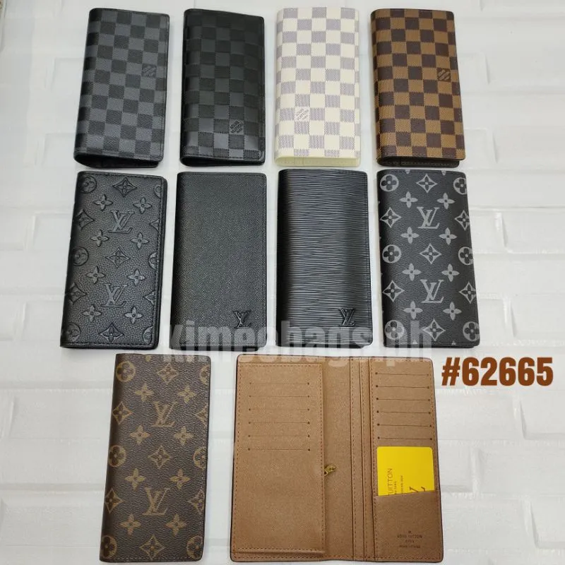 NO. 62665  Lv wallet, Pattern, Louis vuitton damier