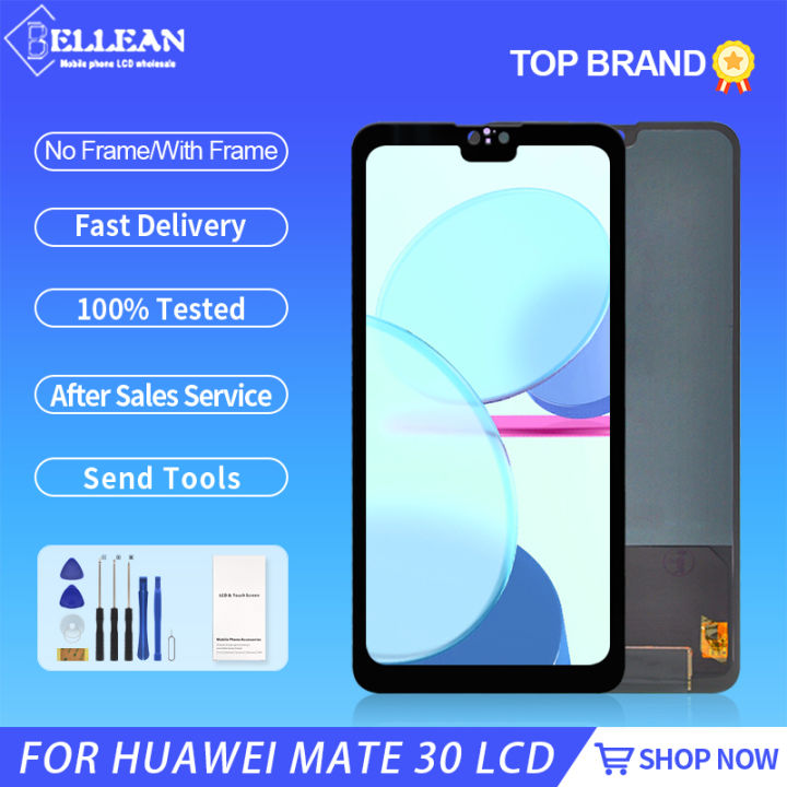 oled-สำหรับหัวเว่ย-mate-30จอแอลซีดีหน้าจอสัมผัส-digitizer-tas-l09-tas-l29ประกอบจอแสดงผลขนาดใหญ่หรือขนาดเล็กชั้น