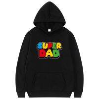 2023 NewSuper พ่อผู้ชาย Hoodie กราฟิกที่มีสีสันกีฬา Give To Dad Man Hoodies Streetwear