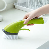 Kitchen Cleaning Brushes Dish Washing Brush with Long Handle Automatic Liquid Dispenser Home Kitchen Tool Bath Accessorises