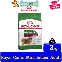 [ลด50%]  Royal Canin Mini Indoor Adult อาหารสุนัขโต ขนาดเล็ก เลี้ยงในบ้าน อายุ 10 เดือน–8 ปี 3kg.