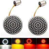 2 quot;Bullet Style Front 1157 1156 SMD LED Panel Bulb Turn Signal Light For Touring Red/Amber/White