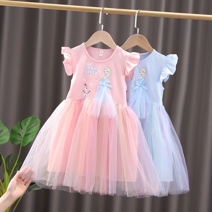 Dress Baby Girl 1 - 8 Tahun Birthday Baju Gaun Budak Perempuan Summer ...