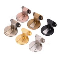 1pcs Adhesive Door Stop Holder Magnet Door Stops Magnetic Door Stopper Punching Sticker Stainless Steel Floor Mounted Self Door Hardware Locks