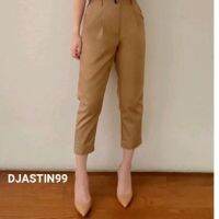 Kuy Contemporary Womens casual pants 78 short woman ankle pants American drill 441