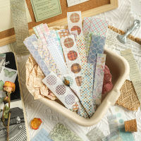 40 Pcs Vintage Grid Scenery Stickers Set Scrapbooking Stickers For Journal Planner Diy Crafts Scrapbooking Diary