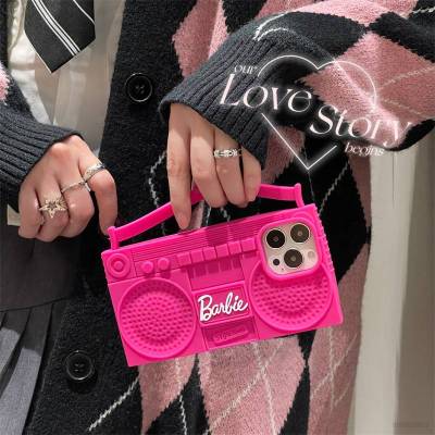 Barbie Sound iPhone 13 Suitable for 14 Apple 11 Phone Case iPhone 12 Pro Silicone Case Creative