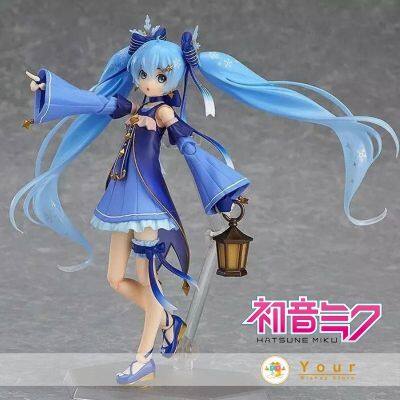 โมเดล ฮัตสึเนะ มิกุโวคาลอยด์ ฟิกเกอร์  Vocaloid Hatsune Miku figma ex 037 twinkle snow ฟิกม่า ของเล่น ของสะสม ของขวัญ ของเล่นเด็ก ของเล่นถูกๆ 🇨🇳