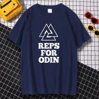 Odin Vikings T Shirt Men Reps For Odin Tshirt Mens 2022 Funny Print Hop Mens Tshirt Black Tee Gildan