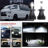 หลอดไฟหน้ารถยนต์ LED 6000k สีขาว สําหรับ Toyota Hiace (ปี 2005-2019) รับประกัน 10 เดือน