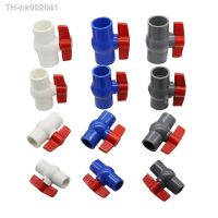 ○✉✠ Inner Diameter 20/25/32/40mm PVC Ball Valve 3 Color Optional Slip Plumbing U-PVC Ball Valve Plastic Repair Connector Pipe Switch