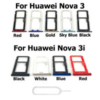 เปลี่ยนสำหรับ Huawei Nova 3 3i ถาดใส่ซิมการ์ดอะแดปเตอร์สล็อตพร้อมอะไหล่ซ่อมการ์ด PIN-SOPO STORE