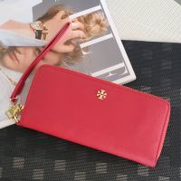 ของแท้100% พร้อมส่งที่ไทย??Tory Burch Robinson Leather Pport Continental Wallet