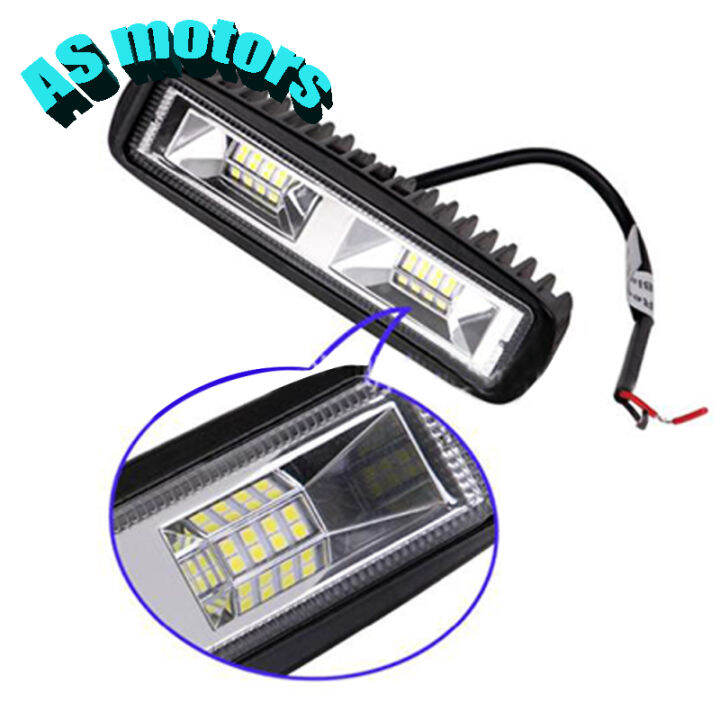 lampu-depan-motor-สปอตไลท์แสงบาร์แสงสำหรับวิ่งทุกวันไฟรถยนต์16led4-8w