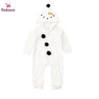 Pudcoco Brand Frozen Newborn Kids Baby Boy Girl Olaf Snowman Romper Jumpsuit Winter Warm Clothes