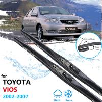 สำหรับ Toyota Soluna Vios XP40 Limo 2002 2003 2004 2005 2006 2007 2008ใบปัดน้ำฝนกระจกบังลมหน้ารถยนต์อุปกรณ์เสริมรถยนต์ที่ปัดน้ำฝน