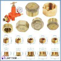 JXFTKM 1/8 "1/4" 3/8 "1/2" 3/4" ฝาท้ายรถ อะแดปเตอร์ตัวเชื่อมต่อ เข็มเจาะท่อ อุปกรณ์ติดตั้งปลั๊ก ทนทานต่อการใช้งาน ด้ายชายหญิง ข้อต่อท่อร่วม ท่อพียู