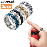 ∈☢ Multifunctional Beer Opener Titanium Steel Steel Opener Rotatable Chain Ring Bottle Openers Kitchen Tools Bar Party Accessories