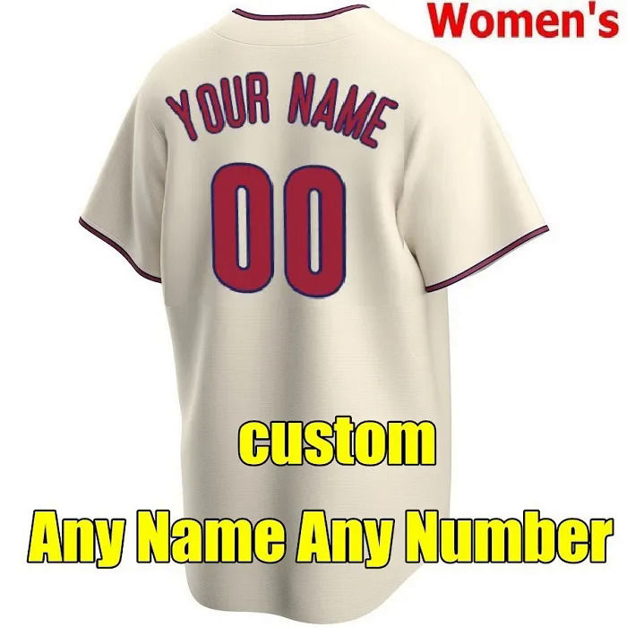 2023 Custom S-4XL 3 Bryce Harpe Jersey 7 Trea Turner 17 Rhys