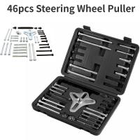 THAI 46pcs Flywheel Pulley Puller Steering Wheel Puller Disassembler Remove Car Steering Wheel Crankshaft Tools for car repairing Puller Remover