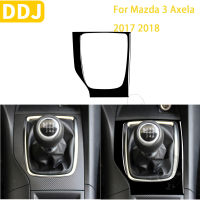 สำหรับ Mazda 3 Axela 2017 2018อุปกรณ์เสริมรถพลาสติกสีดำภายในเกียร์ธรรมดาแผงสติกเกอร์ตกแต่ง