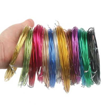 1mm-3mm 15 Colors Stainless Steel Aluminum Craft Wire Flexible Artistic Beading Cord String Rope For Jewelry Making Accessories