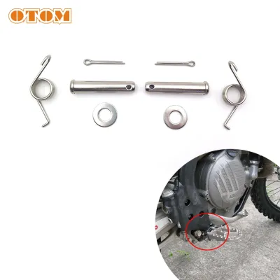 OTOM New Foot Pegs Mount Kit Pins Motorcycle Footrest Pedal Pads Bolt For KTM SX XCF XCW EXC EXCF Husqvarna TE FC FX 250 450 530 Pedals