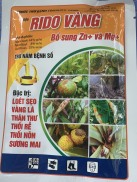 Thuốc trừ nấm bệnh sương mai, vàng lá, thán thư, thối rễ Ridomin Rido vàng