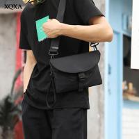 Fashion Casual Chest Bag Solid Black New Style Single Shoulder Bag Mens Daily Leisure Messenger Bags Athletic Backpack