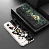 เคส Hp VIVO Y36 Y02 V25 Y16 V25E V9 Y35 Y33S Y21T Y21S Y33S Y22 Y91C Y15S Y1S Y31 Y85 Y15A Y12A อำพรางสีเขียว Bearbrick ซิลิโคนนิ่ม Y11 Dongxiang