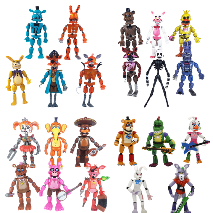 figure-set-action-fnaf-security-breach-five-nights-at-freddys-figure-action-toy