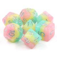 Blossom Burst Dice Set of 7 | ลูกเต๋า Dice For DnD D&amp;D MTG RPG TRPG เกมกระดาน บอร์ดเกม Game ไพ่ทาโรต์ Magic เมจิก