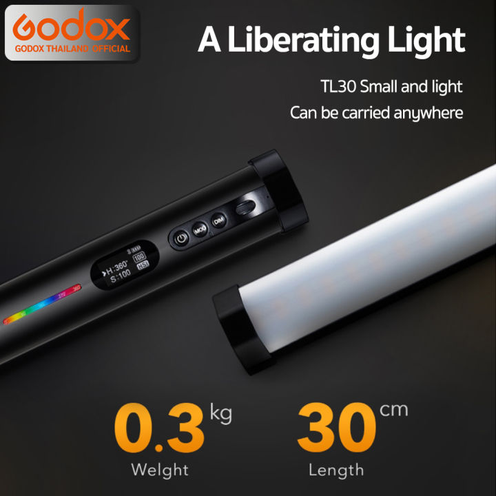 godox-led-tl30-rgb-8w-2700-6500k-2900mah-รับประกันศูนย์-godox-thailand-3ปี-stick-tube