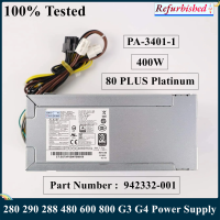 Q LSC PSU สำหรับ HP 280 290 288 480 600 800 400 G4 942332 W แหล่งจ่ายไฟ100-001 80 PLUS Platinum PA-3401-1ทดสอบ