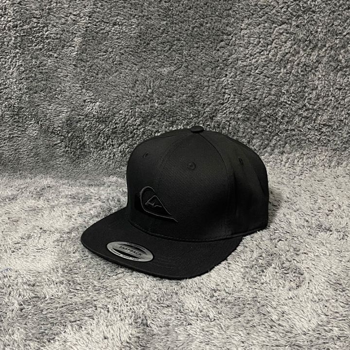 quiksilver-hat-niche-popular-logo-surfing-baseball-cap-skateboard-flat-brim-hat-spring-summer-hard-both-men-and-women