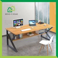 ปังปุริเย่ โต๊ะคอมพิวเตอร์ โต๊ะทำงาน สไตล์ลอฟท์ (พร้อมส่ง) โต๊ะ ทำงาน โต๊ะทำงานเหล็ก โต๊ะทำงาน ขาว โต๊ะทำงาน สีดำ