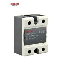 DELIXI โซลิดสเตทรีเลย์ CDG1-1DD เฟสเดียว/10A 20A 25A 60A 80A DC ควบคุม DC