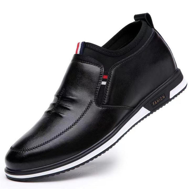 pml-รองเท้าหนังผู้ชายธุรกิจสบายๆรองเท้าอินเทรนด์แฟชั่นการค้าต่างประเทศหมวกรองเท้าลื่นบนรองเท้า